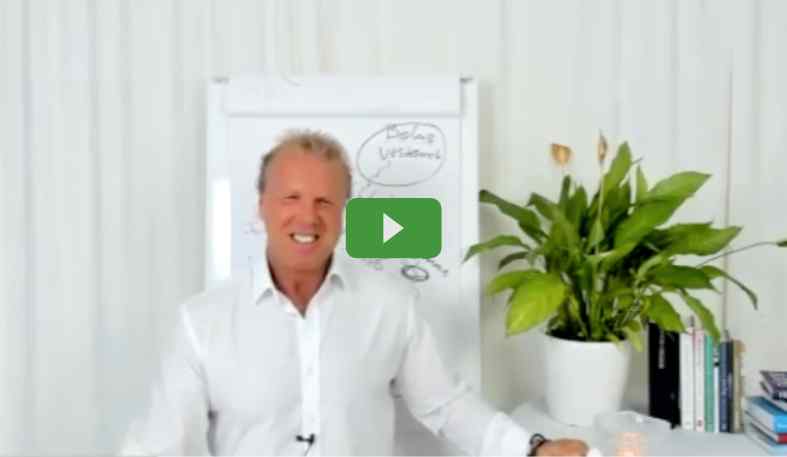 Grön play knapp presentation